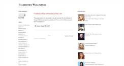 Desktop Screenshot of celebritiezwallpaperz.blogspot.com