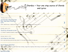 Tablet Screenshot of chordics.blogspot.com