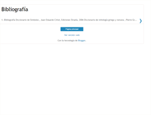 Tablet Screenshot of bibliografialostlinks.blogspot.com