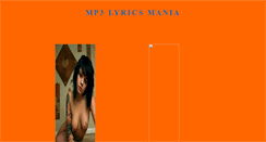 Desktop Screenshot of mp3lyricmania.blogspot.com