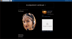 Desktop Screenshot of eloquencemyriad.blogspot.com