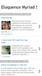 Mobile Screenshot of eloquencemyriad.blogspot.com