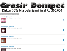 Tablet Screenshot of grosir-dompet.blogspot.com