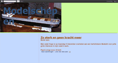Desktop Screenshot of modelschepen.blogspot.com