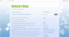 Desktop Screenshot of kelseyblogg.blogspot.com
