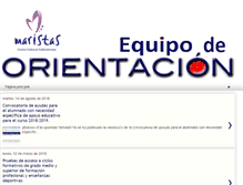 Tablet Screenshot of orientacionccv.blogspot.com