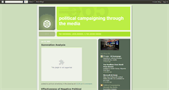 Desktop Screenshot of amerpoliticaladvertising.blogspot.com
