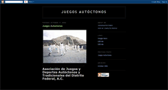 Desktop Screenshot of juegosautoctonos.blogspot.com