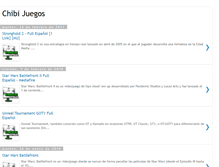 Tablet Screenshot of chibijuegos.blogspot.com