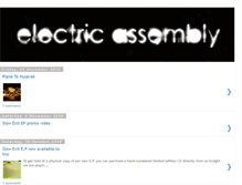 Tablet Screenshot of electricassembly.blogspot.com