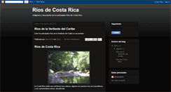 Desktop Screenshot of chisco2010-riosdecostarica.blogspot.com