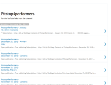 Tablet Screenshot of pitstop4performers.blogspot.com