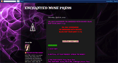 Desktop Screenshot of enchantedmusepress.blogspot.com