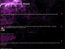 Tablet Screenshot of enchantedmusepress.blogspot.com