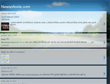 Tablet Screenshot of newsofexile.blogspot.com