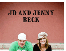 Tablet Screenshot of jdandjennybeck.blogspot.com