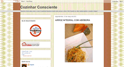 Desktop Screenshot of cozinharconsciente.blogspot.com