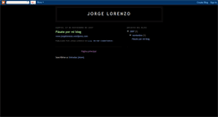 Desktop Screenshot of jorgelorenzo.blogspot.com