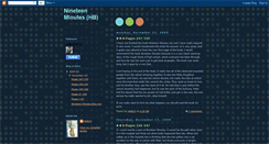 Desktop Screenshot of nineteenminutes23.blogspot.com