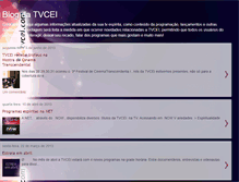 Tablet Screenshot of blogtvcei.blogspot.com