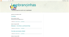Desktop Screenshot of deaartemlembrancinhas.blogspot.com