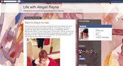 Desktop Screenshot of lifewithraynie.blogspot.com