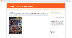 Desktop Screenshot of afuturedistributed.blogspot.com