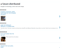 Tablet Screenshot of afuturedistributed.blogspot.com