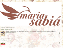 Tablet Screenshot of mariasabia.blogspot.com