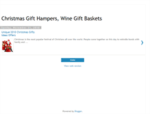 Tablet Screenshot of christmasgifthampers.blogspot.com