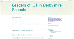Desktop Screenshot of derbyshire-ict-leaders.blogspot.com