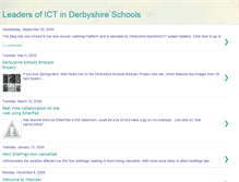 Tablet Screenshot of derbyshire-ict-leaders.blogspot.com