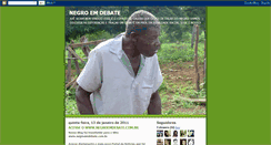 Desktop Screenshot of negroemdebate.blogspot.com