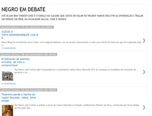 Tablet Screenshot of negroemdebate.blogspot.com