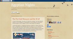 Desktop Screenshot of egyptiannights.blogspot.com