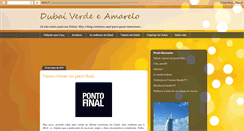 Desktop Screenshot of dubaiverdeamarelo.blogspot.com