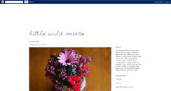Desktop Screenshot of littlewildmoose.blogspot.com