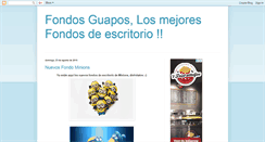 Desktop Screenshot of fondosguapos.blogspot.com