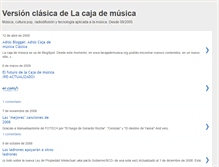 Tablet Screenshot of lacajademusica.blogspot.com