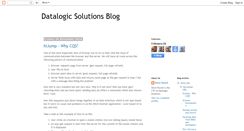 Desktop Screenshot of datalogicsolutions.blogspot.com