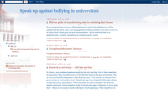 Desktop Screenshot of bullyuniversity.blogspot.com