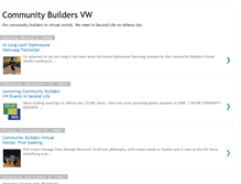 Tablet Screenshot of communitybuildersvw.blogspot.com