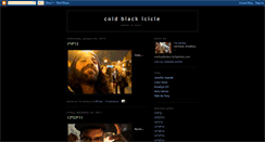 Desktop Screenshot of coldblackicicle.blogspot.com