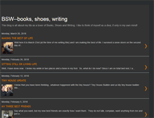 Tablet Screenshot of booksshoeswriting.blogspot.com