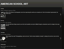 Tablet Screenshot of americanschoolart.blogspot.com