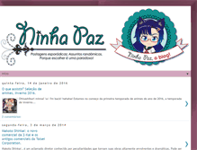 Tablet Screenshot of ninha-paz.blogspot.com