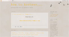 Desktop Screenshot of howtohostess.blogspot.com