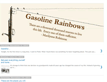 Tablet Screenshot of gasoline-rainbows.blogspot.com