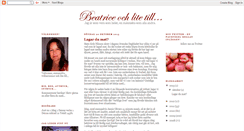 Desktop Screenshot of beatriceochlitetill.blogspot.com