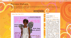 Desktop Screenshot of princess-shahana.blogspot.com